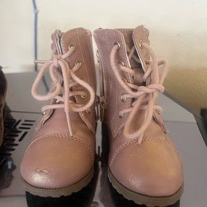 Pink Glitter Toddler Boots